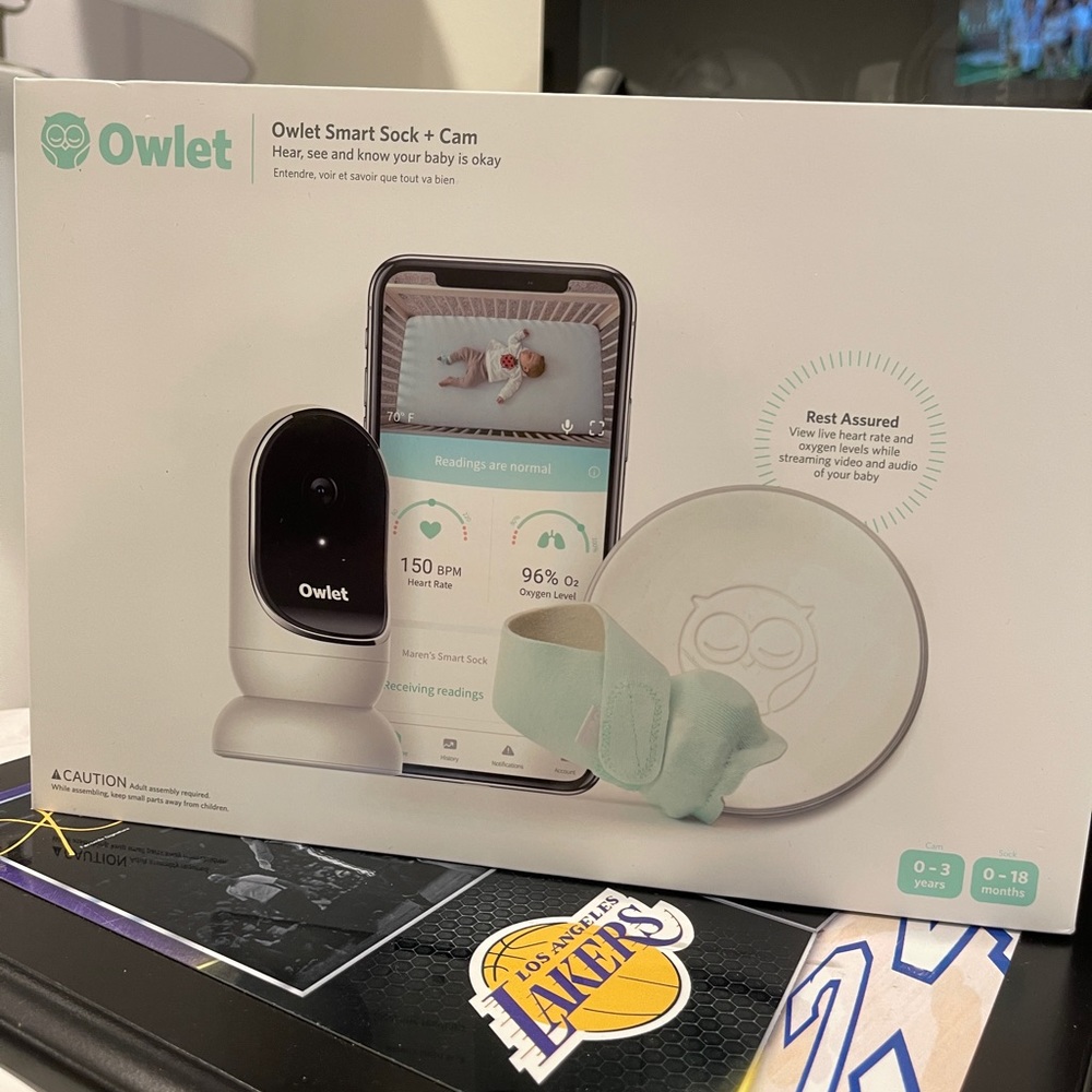 SOLD Owlet complete sock and camera